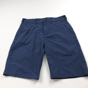 Hurley Nike Dri-Fit Boys 16 (Fit 28W) Flat Front Performance 10" Shorts Blue